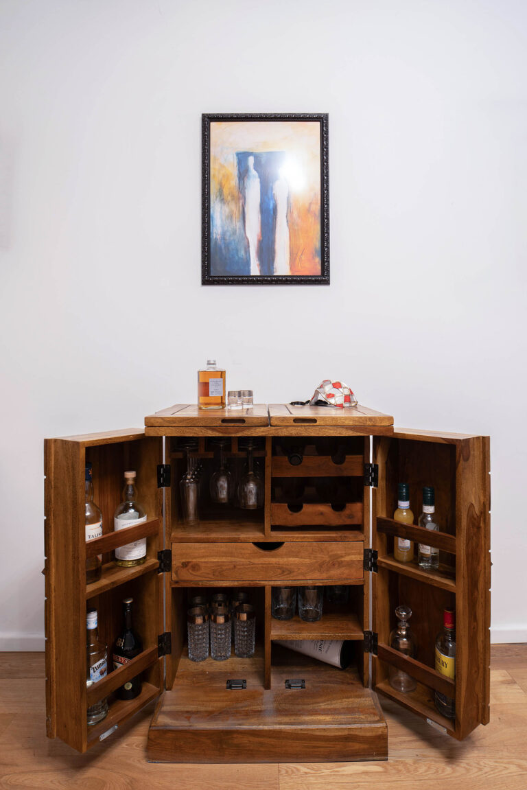 Ferienwohnung Berlin Wohnzimmer Bar