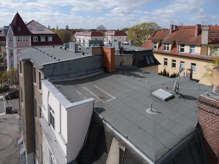 Ein Haus von oben in Berlin